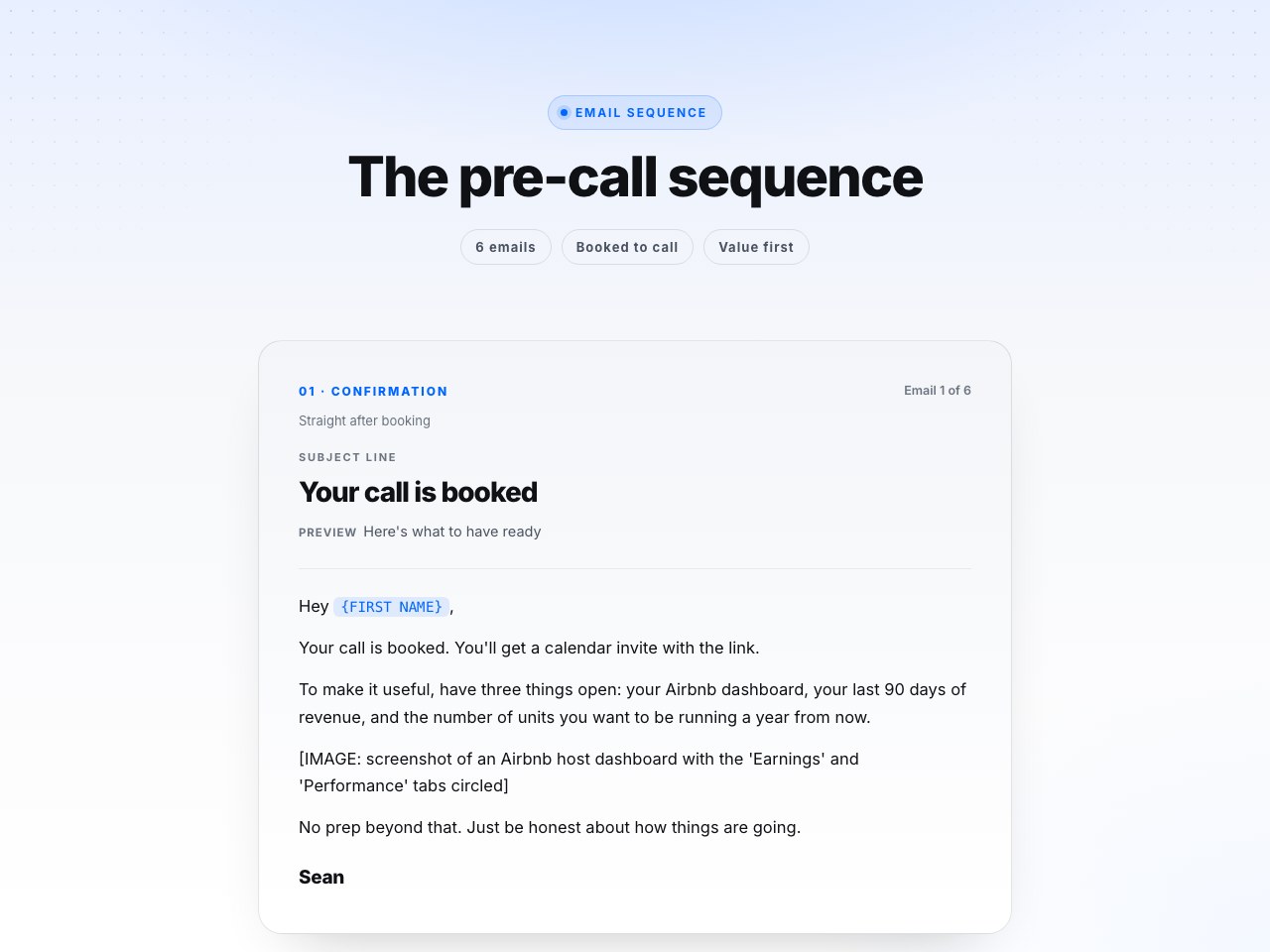 Pre-call preview