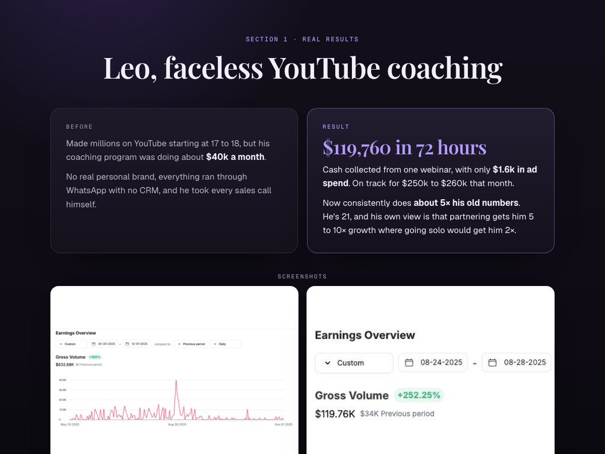$119,760 in 72 hours preview